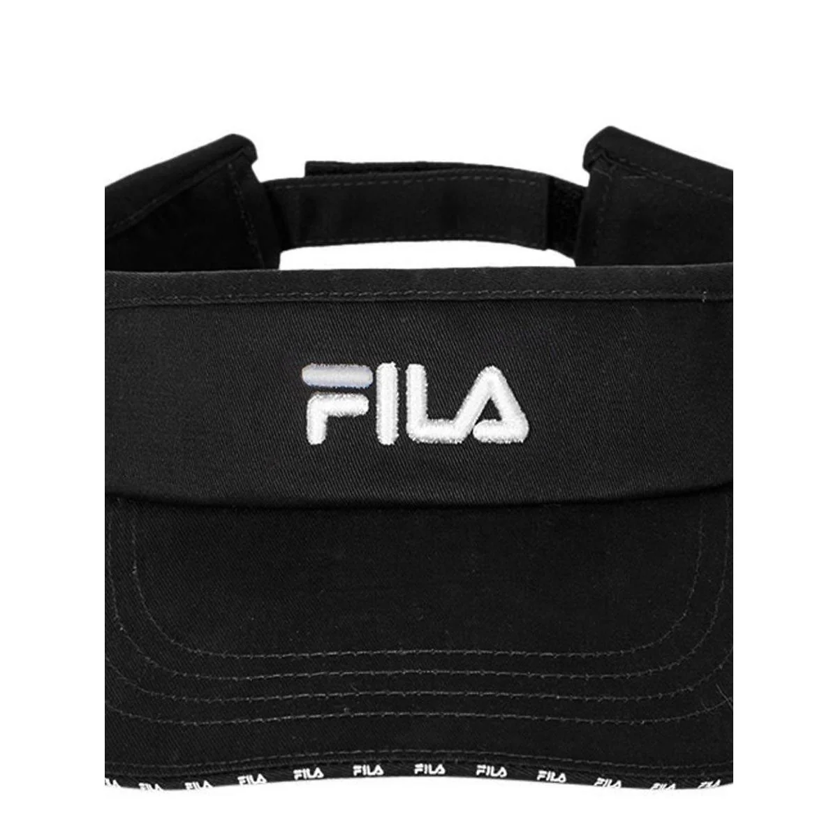FILA VIU230202U Unisex Visor - Black - ONE SIZE