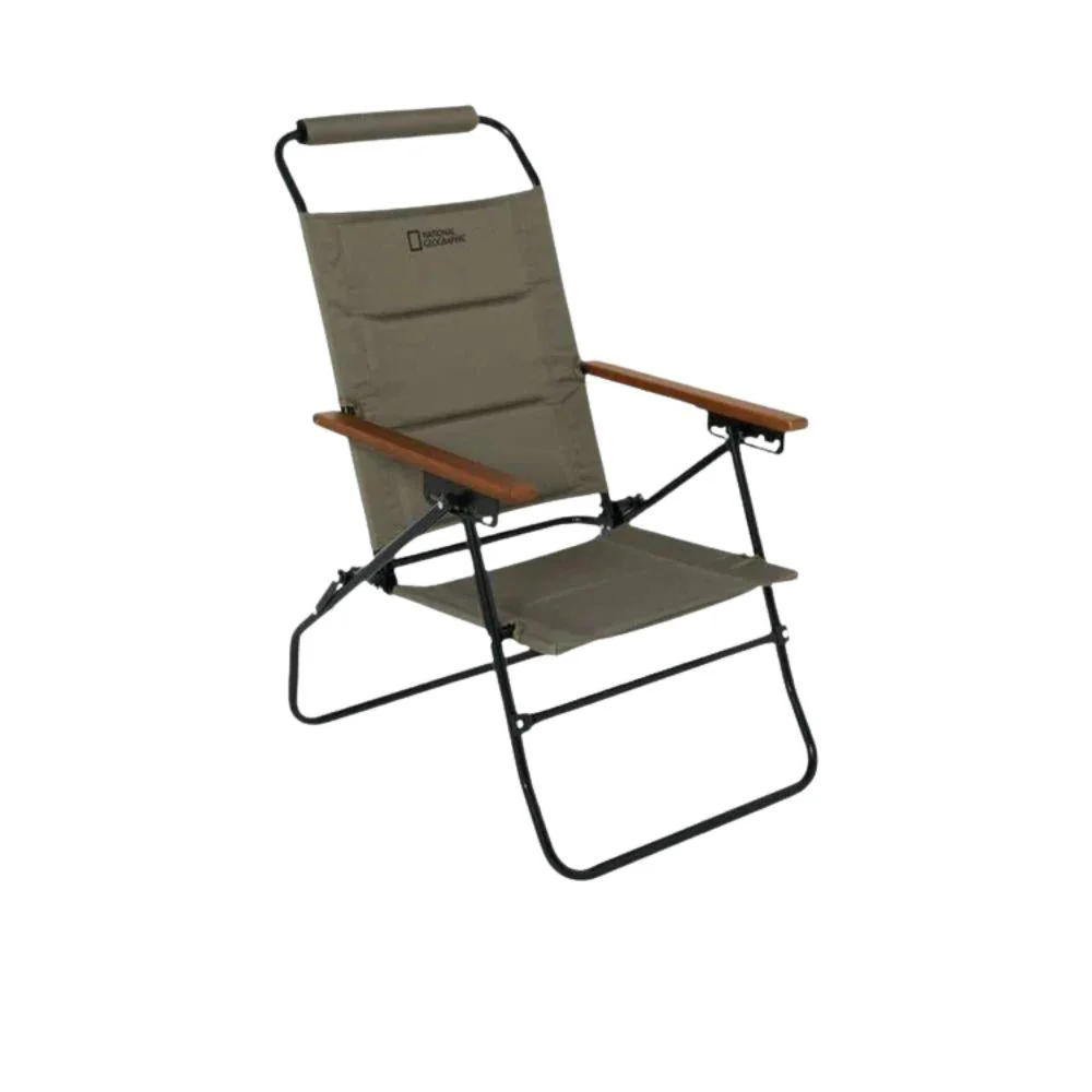 NATIONAL GEOGRAPHIC CAMPING CHAIR N235ACH010-055 เก้าอี้แคมป์ปิ้ง ผู้ชายและผู้หญิง KHAKI - Khaki - ONE SIZE