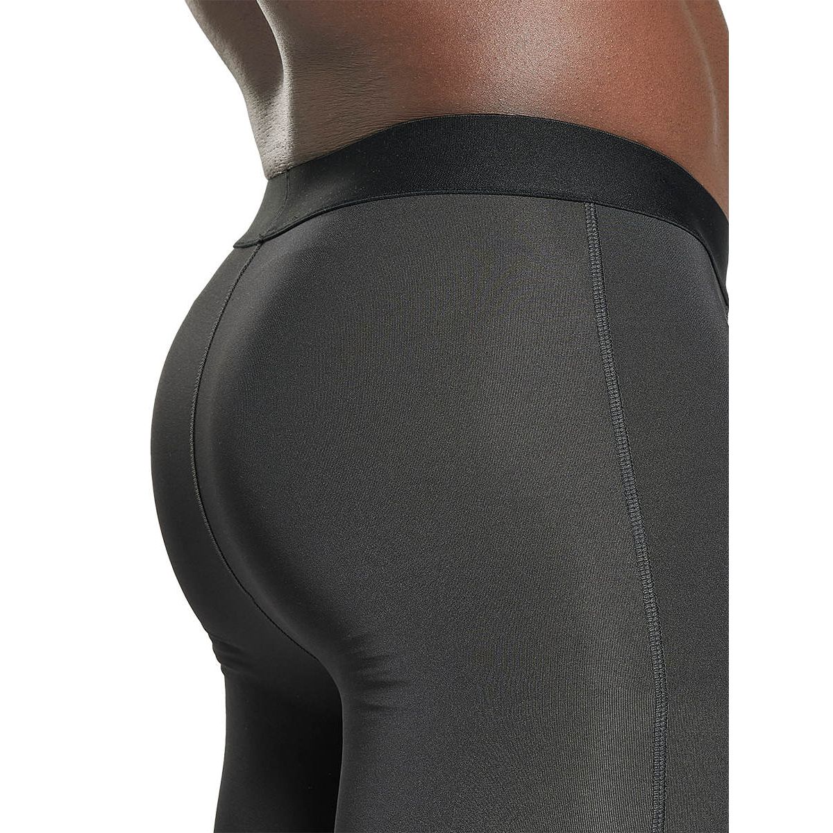 REEBOK Workout Ready Men's Compression Tights - Black - L (US SIZE)