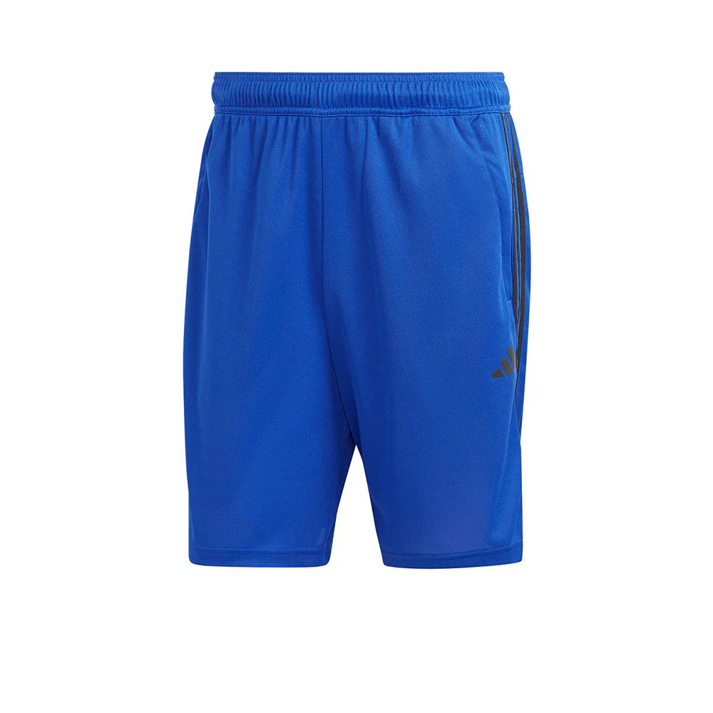 ADIDAS Train Essentials Piqué 3-Stripes Men's Training Shorts - Blue - 2XL (ASIAN SIZE)