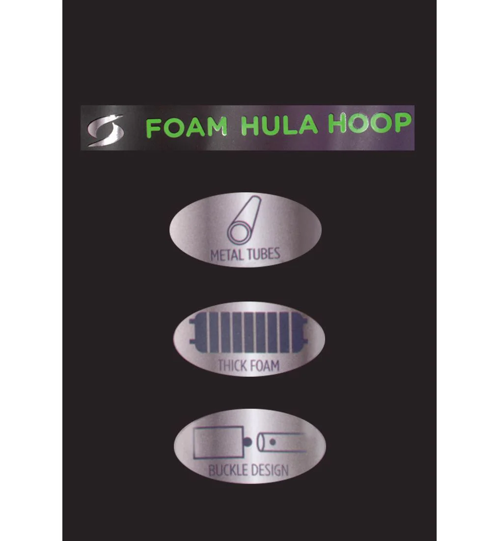 S SPORTS SC-HH020 Foam Hula Hoop - Purple - ONE SIZE