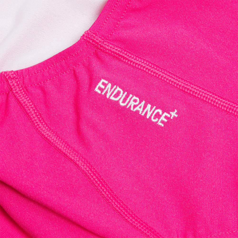 SPEEDO Endurance+ Medalist Girls Swimsuit - Pink - 11-12 YEARS
