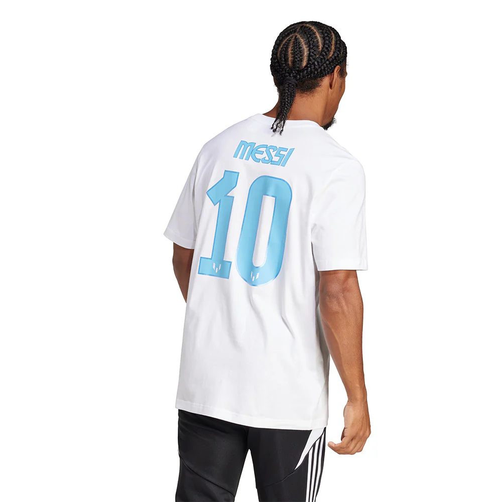 ADIDAS Messi Name and Number Graphic Men's Football T-Shirt