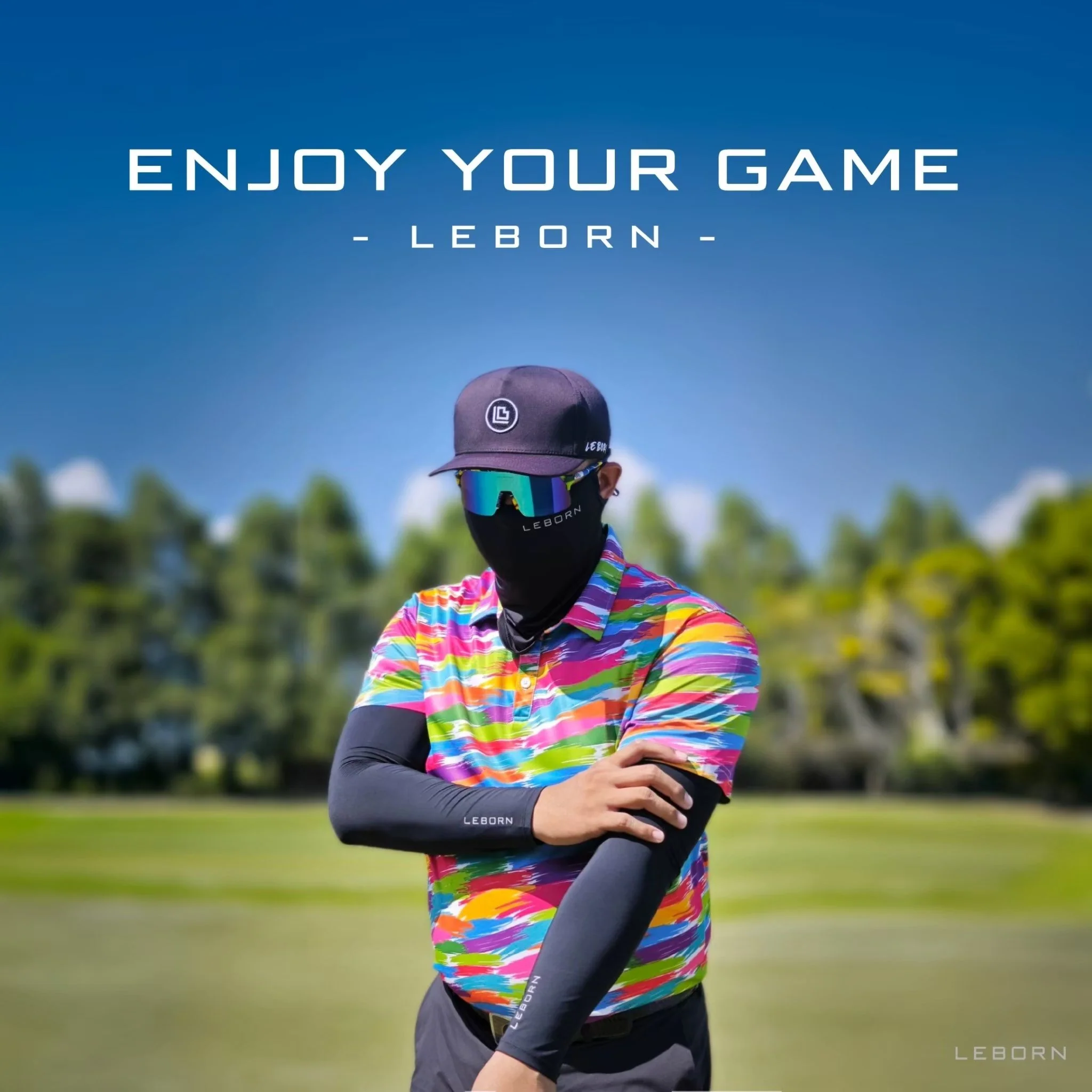 LEBORN Cooling Arm Sleeve ปลอกแขนกันแดด สีเทา - Grey - L