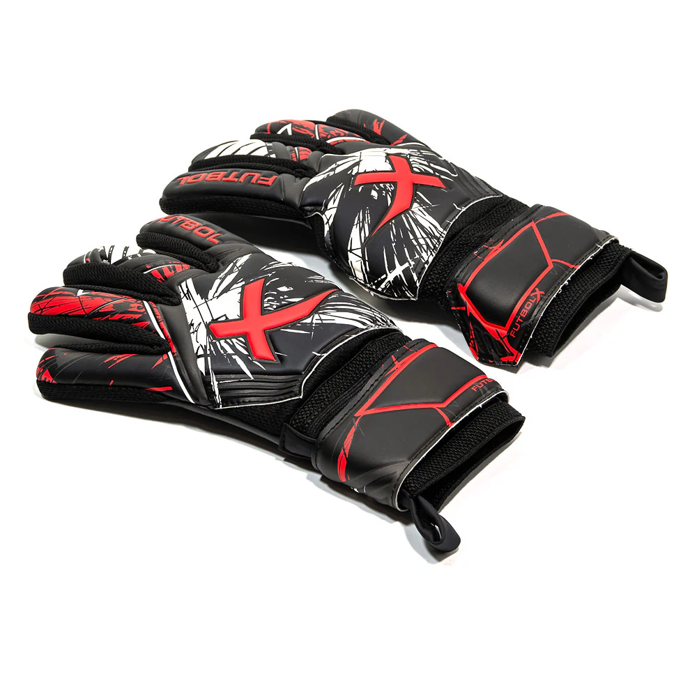 FUTBOLX Shot-Stopper Unisex Goalkeeper Gloves - Black - GLOVES 10