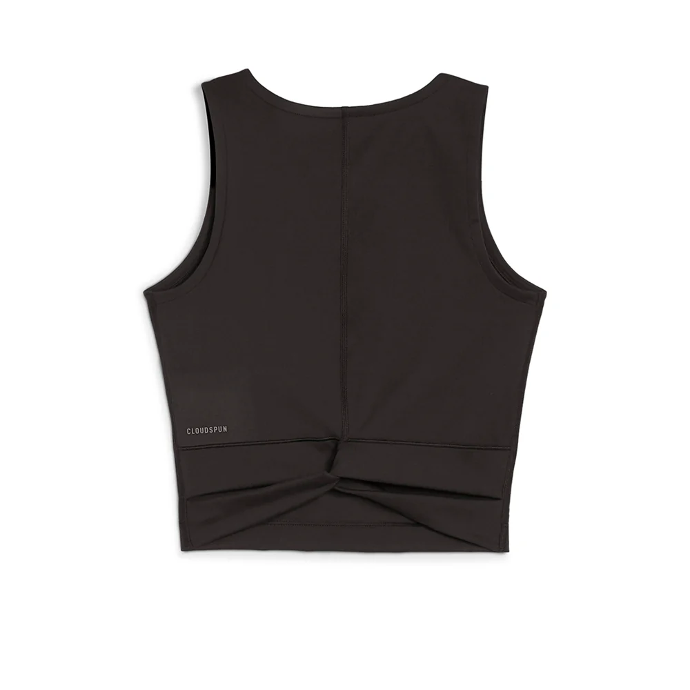PUMA Cloudspun Twist Women's Running Tank - Black - L (UK SIZE)