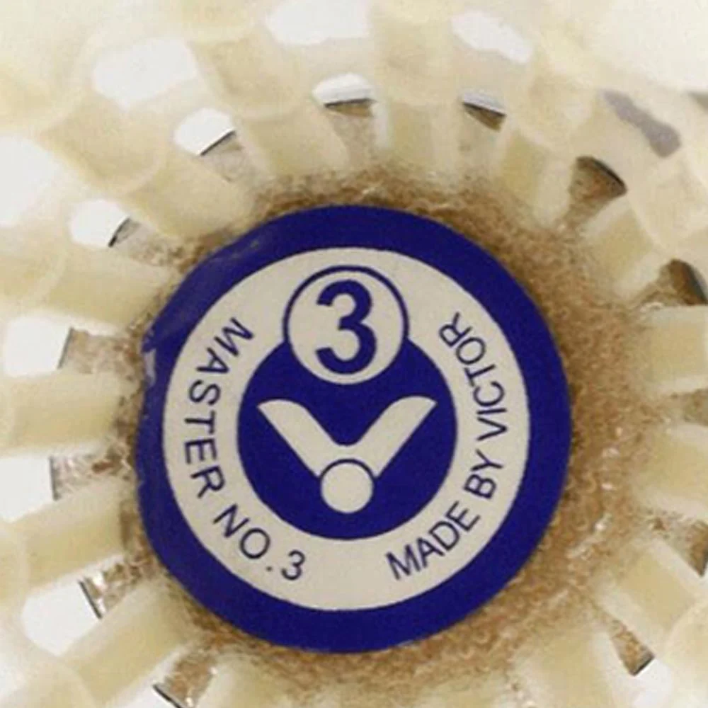 VICTOR Master NO.3 Shuttlecock (12 Pieces) - White - ONE SIZE