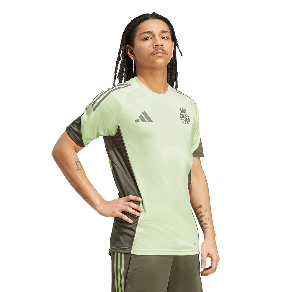 ADIDAS Real Madrid Tiro 25 Competition Training Men's Football Jersey - Green - 2XL (UK SIZE)