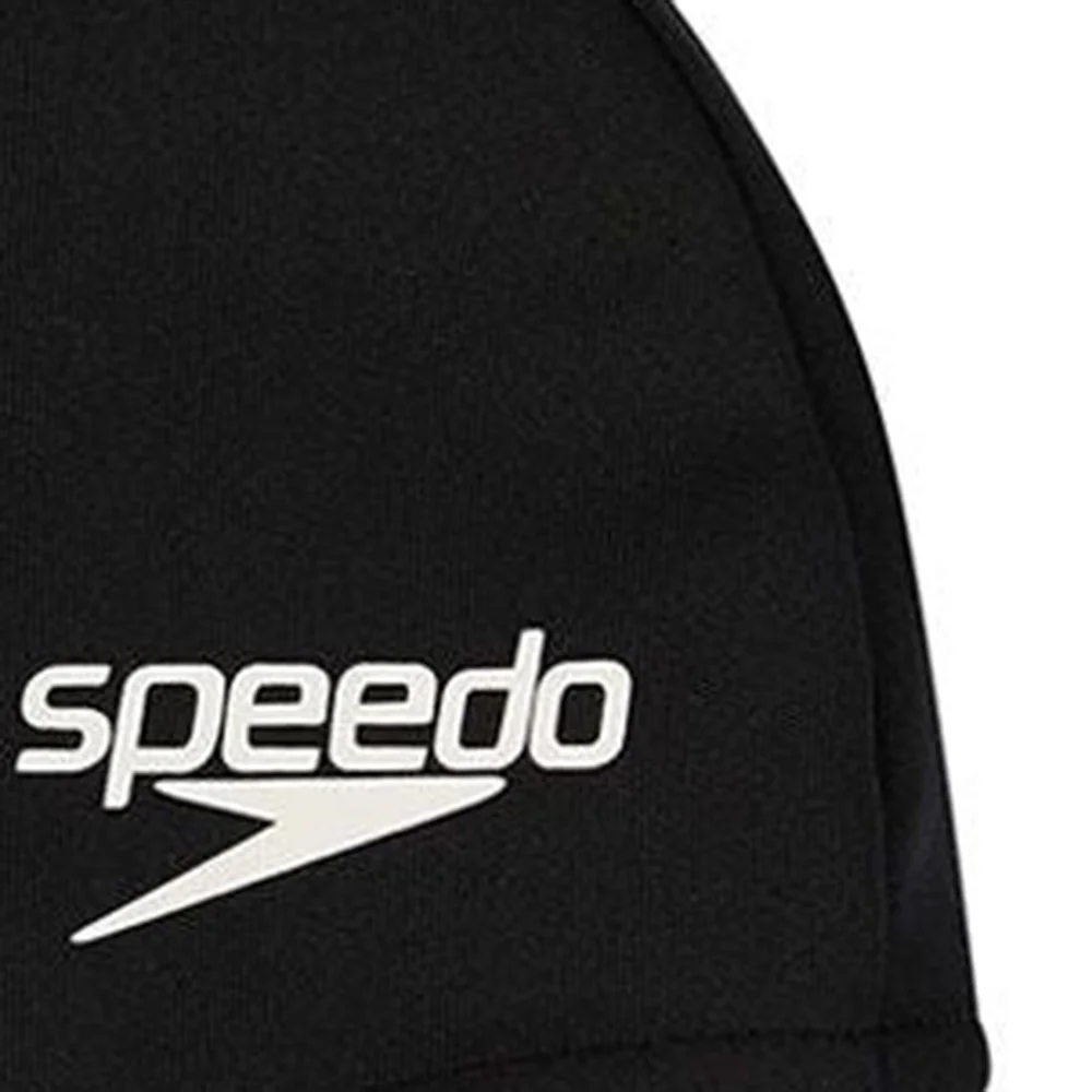 SPEEDO Polyester Kids Swimming Cap - Black - ONE SIZE