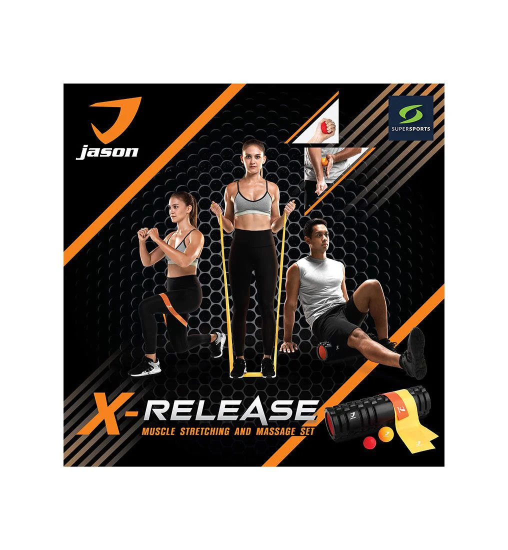 JASON X-RELEASE Roller Set - Black - ONE SIZE