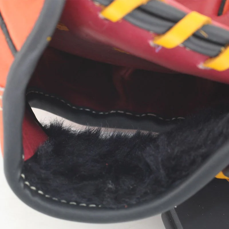 FBT Softball Gloves ถุงมือซอฟบอล I-Web 11.25 นิ้ว หนังแท้ Orange 74428 - Orange - One size