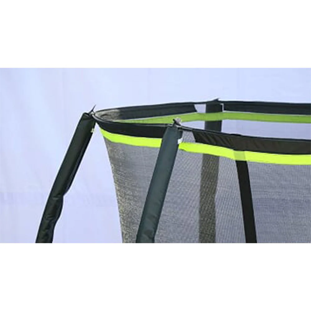 Smartplayonly แทรมโพลีนที่กระโดด รุ่นซุปเปอร์พรีเมียม ทรงวงรี ขนาด 7x10 ฟุต แถมฟรีแป้นบาส สีเขียว - Green - One Size