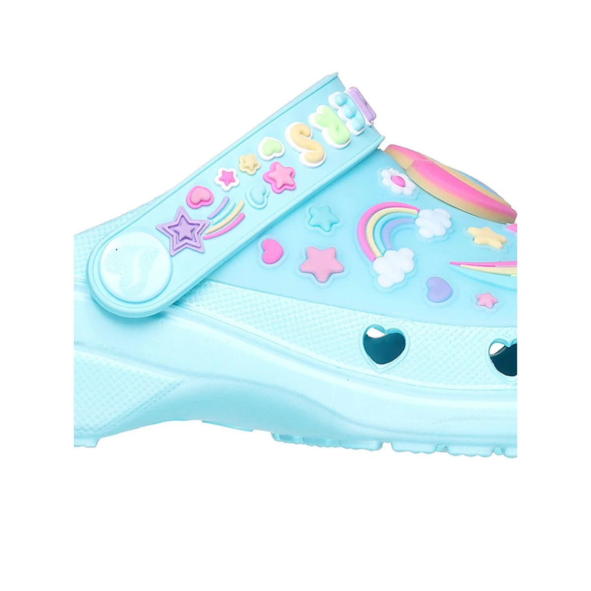 SKECHERS Foamies®: Heart Charmer - Girly Land Girls Sandals - Blue - US 1
