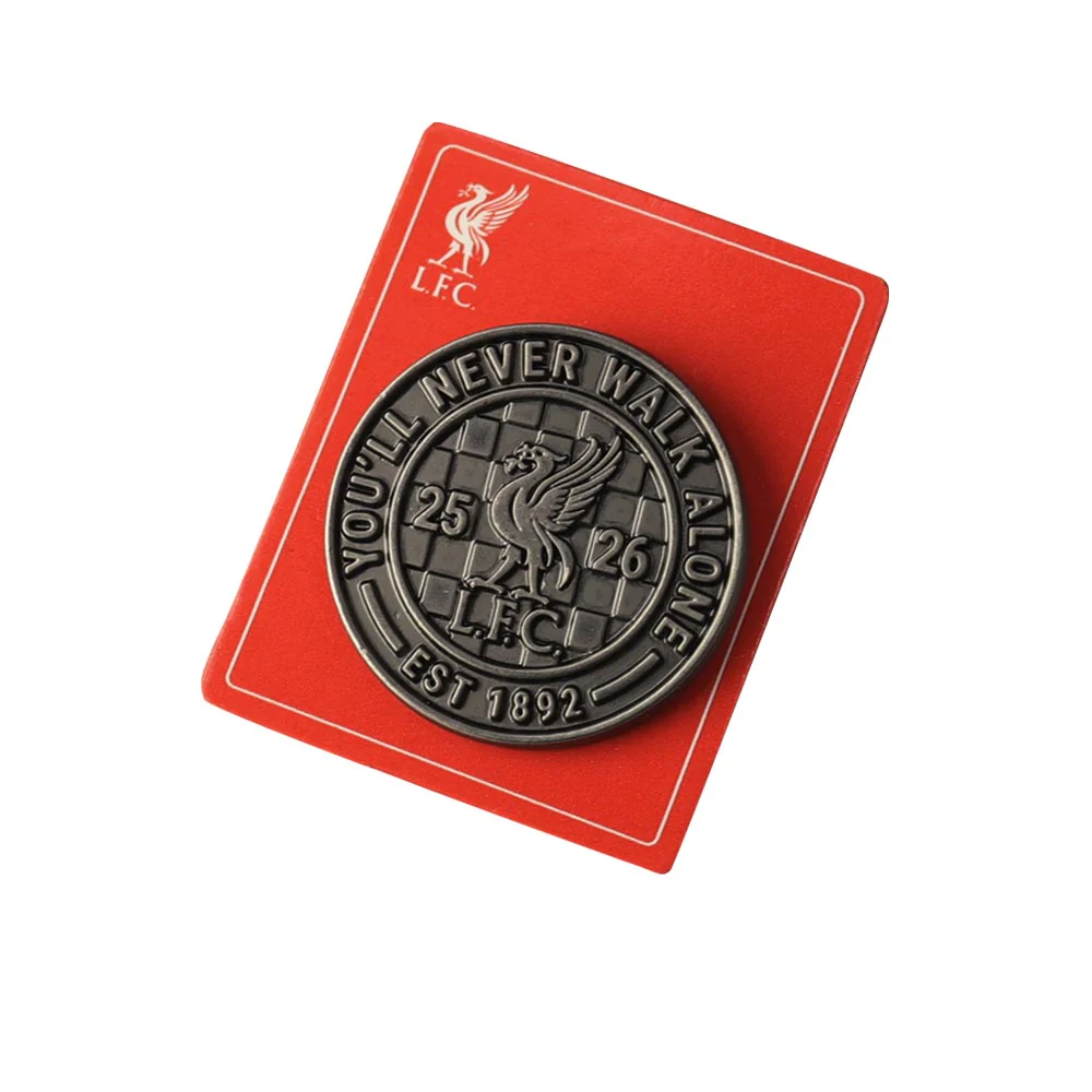 LFC Red Full Scarf & Pin Badge Membership Set - Red - ONE SIZE