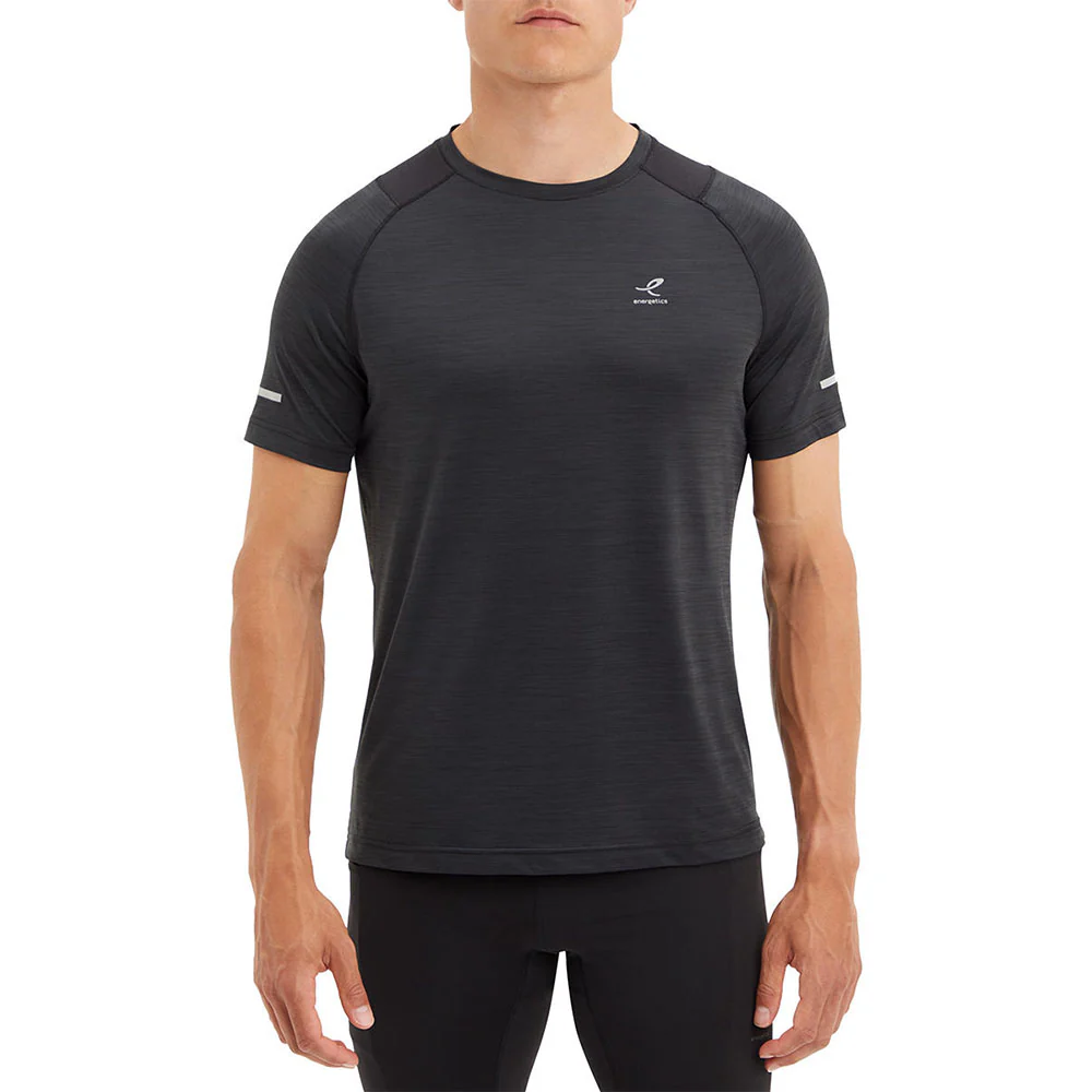 ENERGETICS Ailo Men's Running T-Shirt - Black - L (EU SIZE)