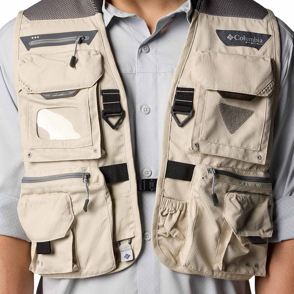 COLUMBIA Henry's Fork™ VI Men's Fishing Vest - Beige - 2XL (US SIZE)