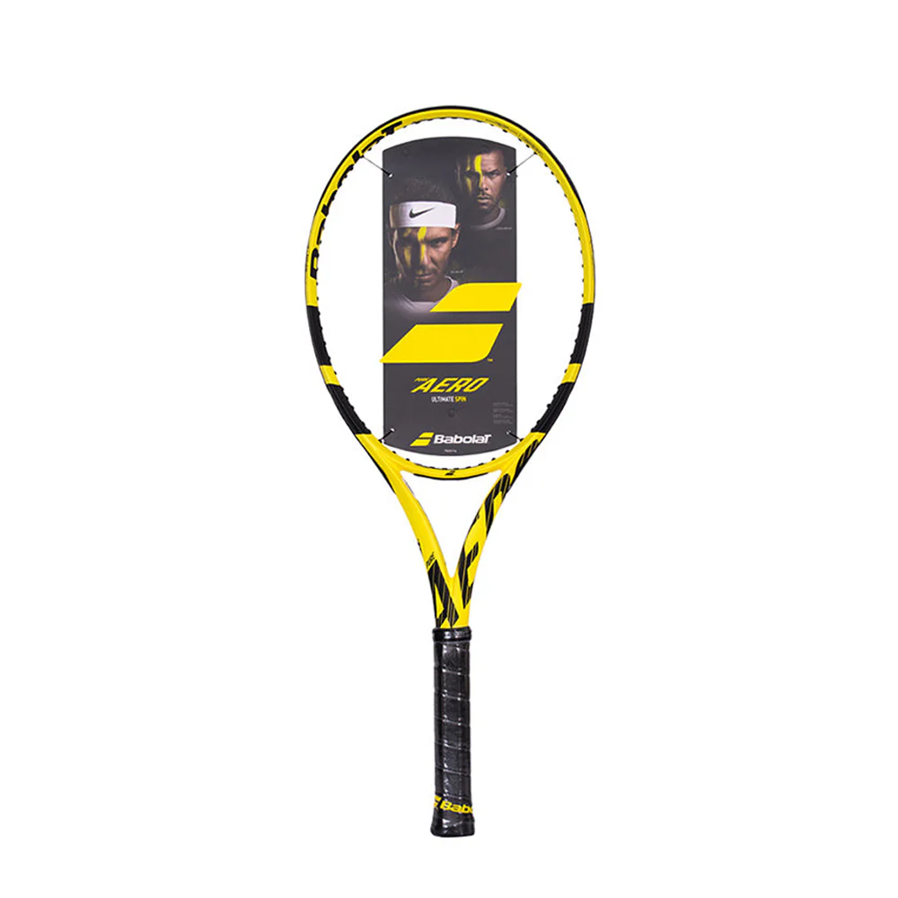 BABOLAT Pure Aero Unstrung Tennis Racket - Yellow - ONE SIZE