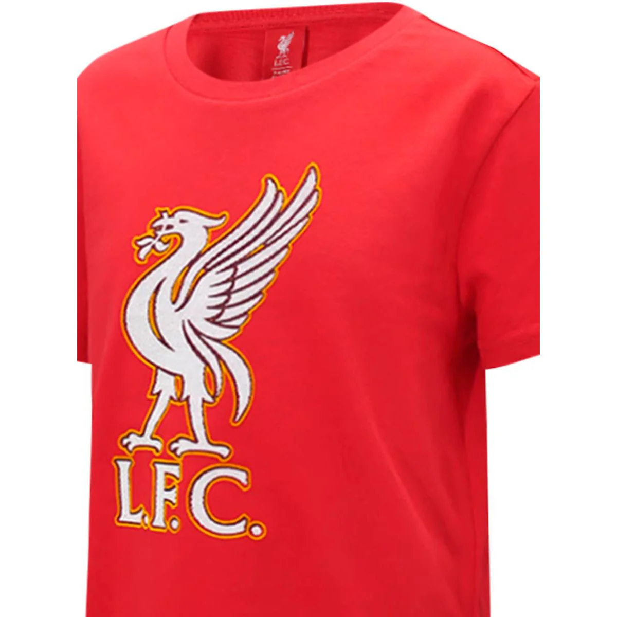 LFC Liverbird Mesh Kids T-Shirt - Red - 11-12 YEARS