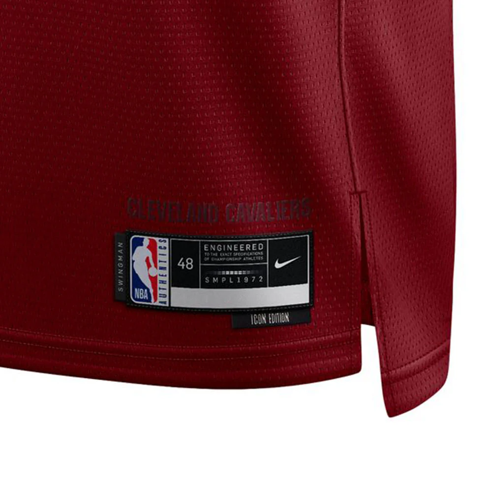 NIKE Men's Cleveland Cavaliers Icon Edition 2022/23 Basketball Jersey - Red - 2XL (US SIZE)
