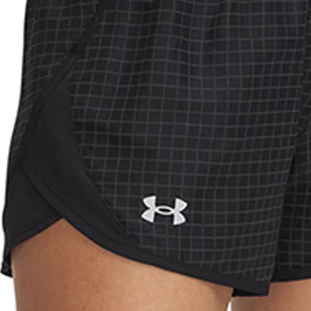 UNDER ARMOUR Fly-By Women's Running Shorts - Black - L (US SIZE)