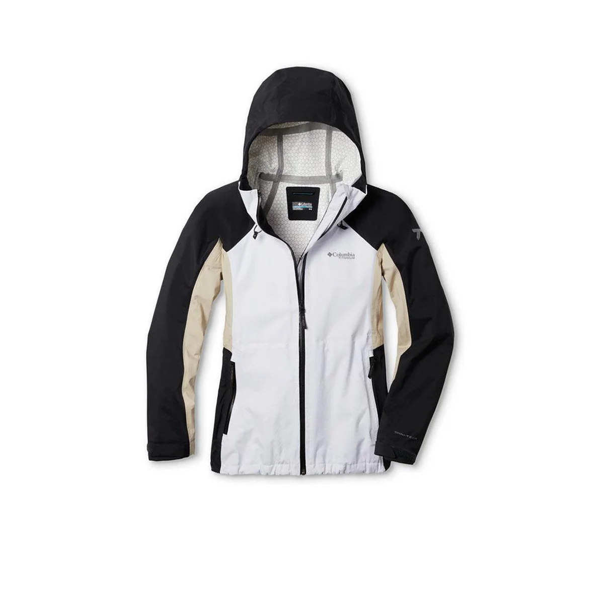 COLUMBIA Mazama Trail Rain Shell Women's Hiking Jacket - Multi Color - L (US SIZE)