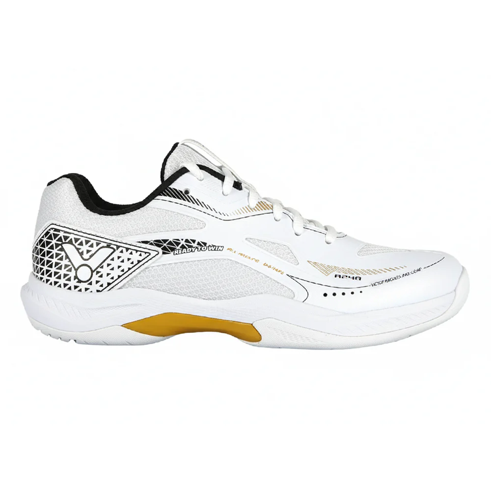 VICTOR A240 AX Unisex Badminton Shoes - White - EU 37