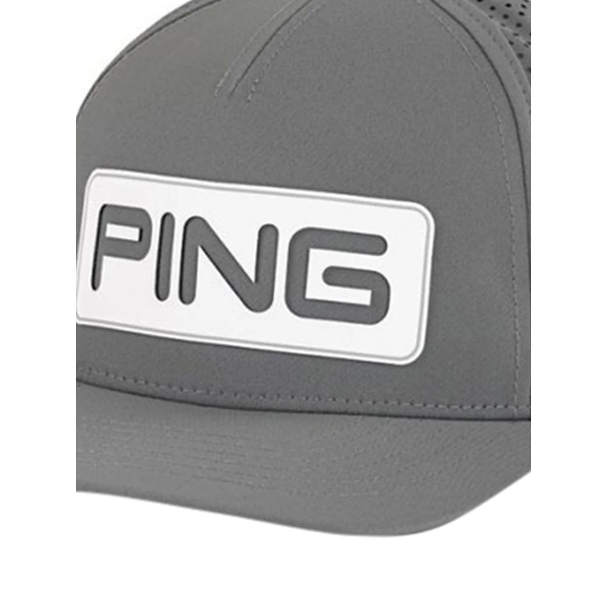 PING Tour Vented Delta Men's Golf Cap - Grey - ONE SIZE
