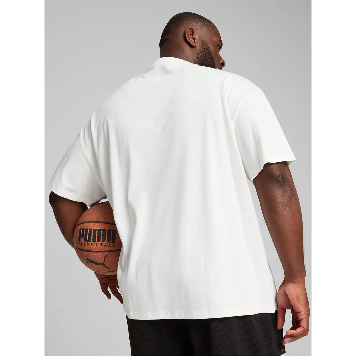 PUMA Crowd Craze 3 Men's Basketball T-Shirt - White - L (UK SIZE)