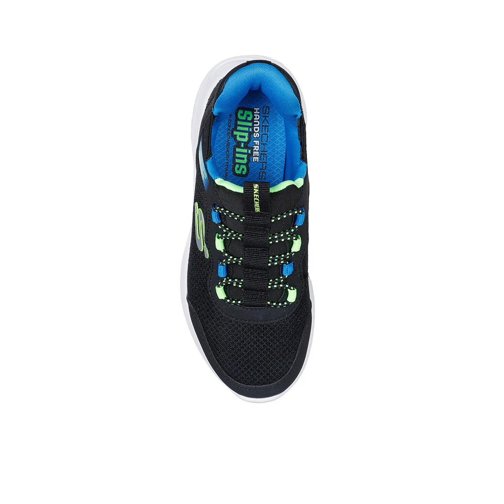 SKECHERS Slip-ins®: Bounder - Brisk-Burst Boys Lifestyle Shoes - Black - US 1