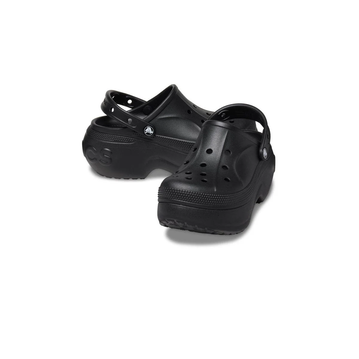 CROCS Bella Clog Unisex Lifestyle Shoes - Black - US M3/W5