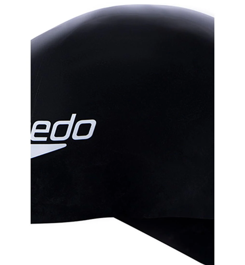 SPEEDO Fastskin Unisex Swim Cap - Black - L (UK SIZE)