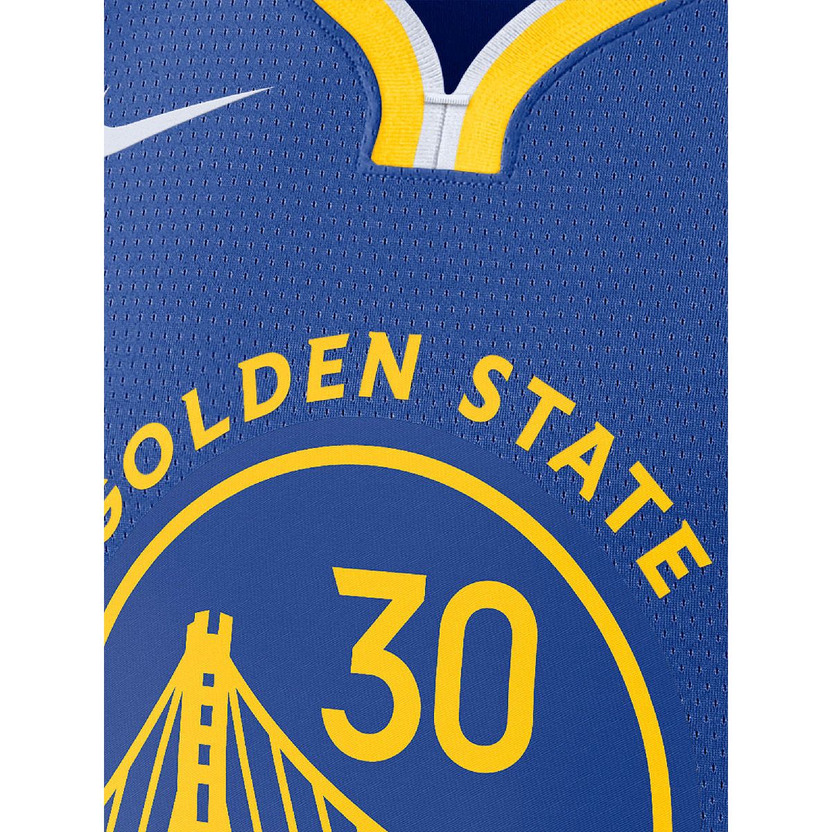 NIKE Stephen Curry Golden State Warriors Icon Edition 2022/23 Men's Basketball Tank - Blue - 2XL (US SIZE)