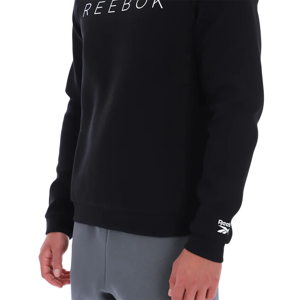 REEBOK Graphic Men's Sweatshirt - Black - L (US SIZE)