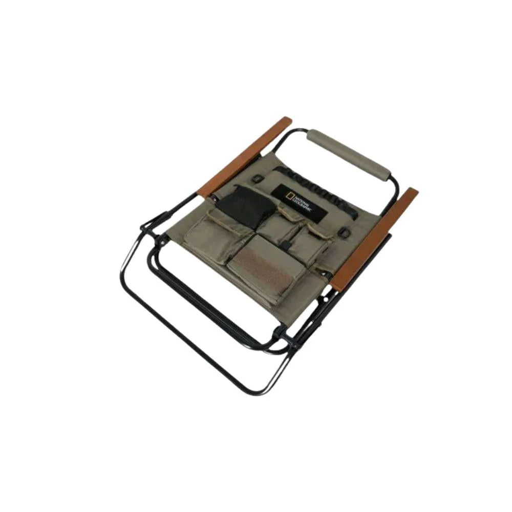 NATIONAL GEOGRAPHIC CAMPING CHAIR N235ACH010-055 เก้าอี้แคมป์ปิ้ง ผู้ชายและผู้หญิง KHAKI - Khaki - ONE SIZE