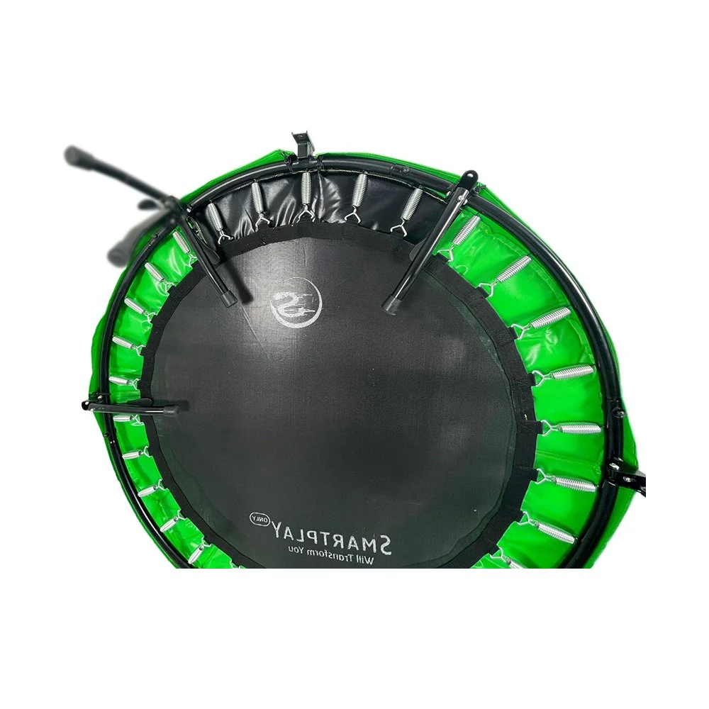 Smartplayonly แทรมโพลีนที่กระโดด รุ่นซุปเปอร์เบาซ์โปร พับเก็บขาได้ ขนาด 55 นิ้ว สีเขียว - Green - One Size