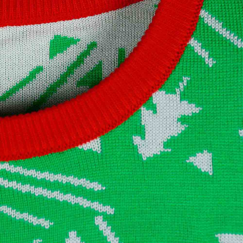 LFC Retro Christmas Men's Sweatshirt - Green - 2XL (UK SIZE)