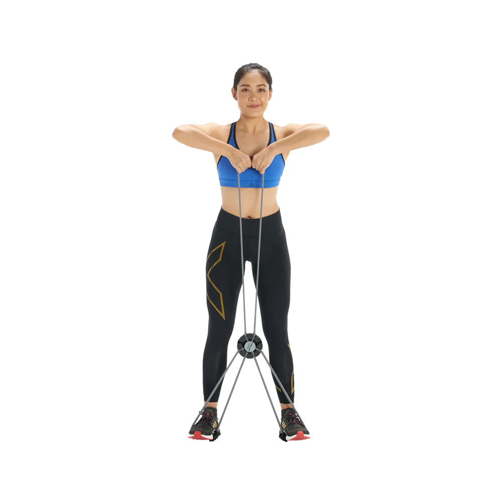 EXEO ยางยืดเหยียดเส้นยาว ตัวเอ็กซ์ SG-1280 สีเทา - Grey - ONE SIZE