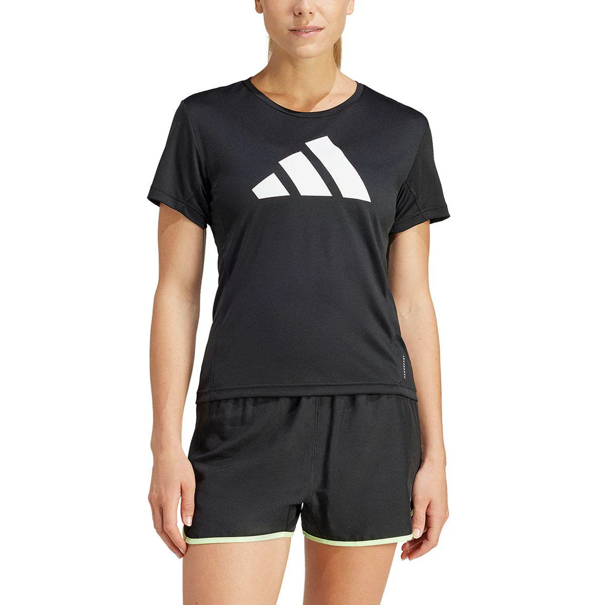 ADIDAS Run It Women's Running T-Shirt - Black - 2XL (ASIAN SIZE)