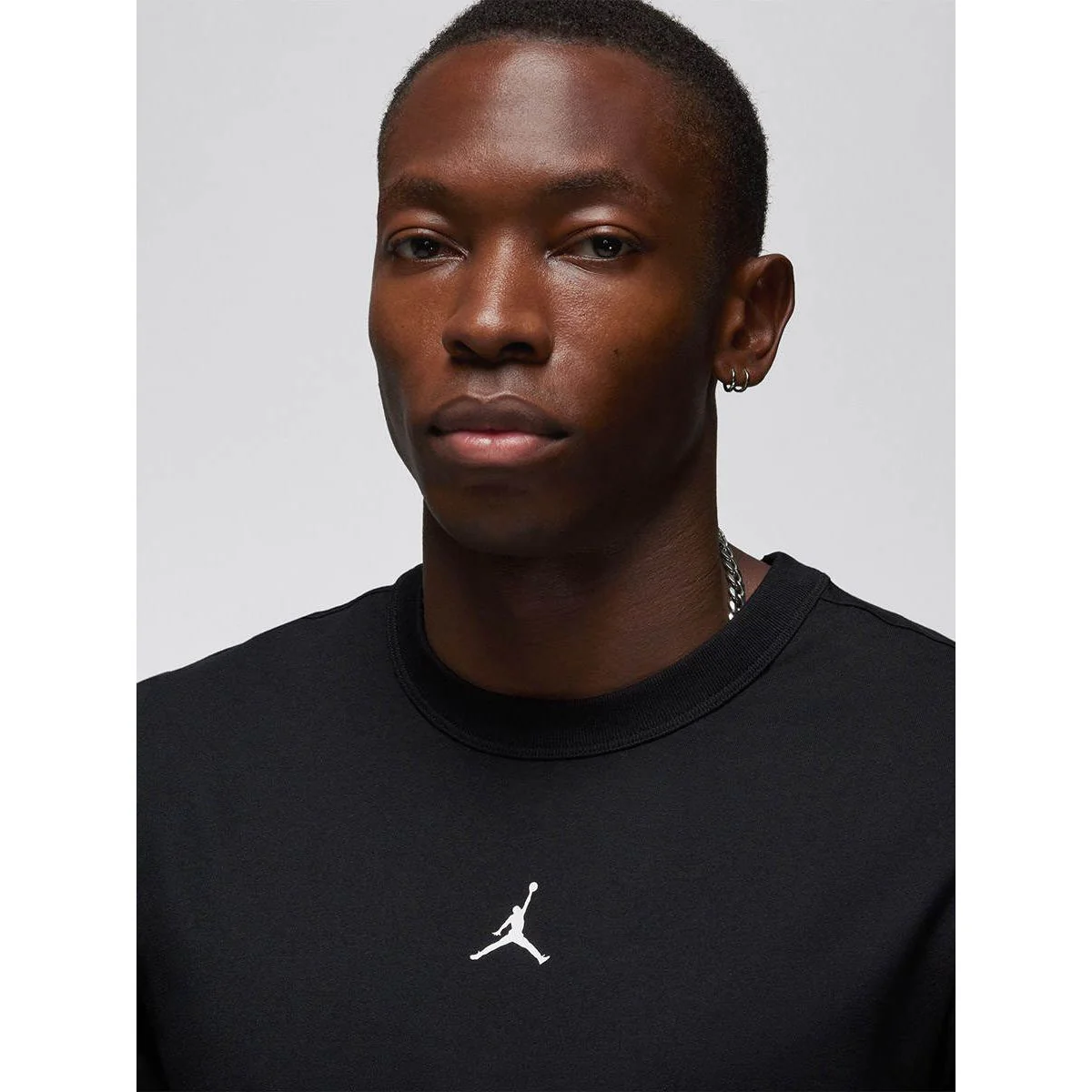 NIKE Jordan Sport Men's Basketball T-Shirt - Black - 2XL (US SIZE)