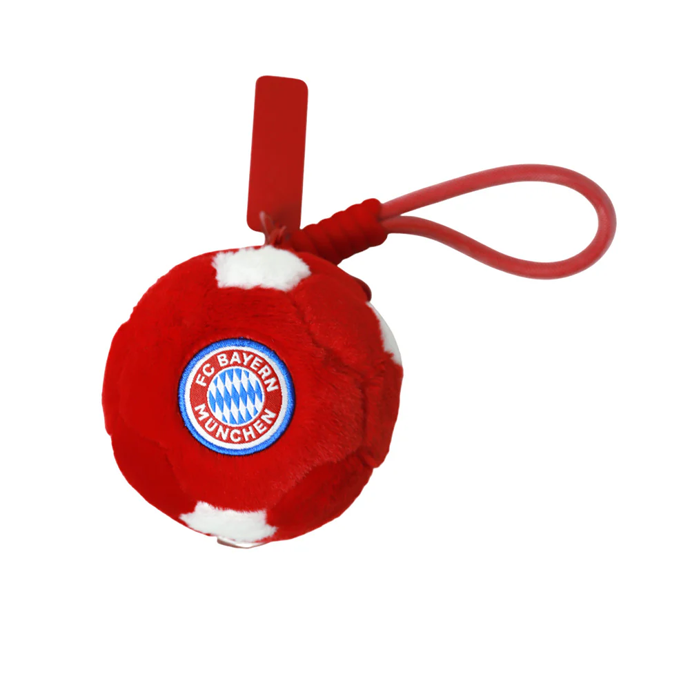 FC BAYERN MUNCHEN Football Plush Toy Keychain - Red - ONE SIZE