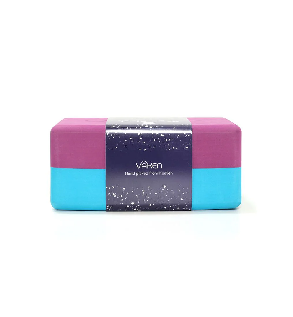 VAKEN Recycled Foam Friendship Yoga Block - Blue - ONE SIZE