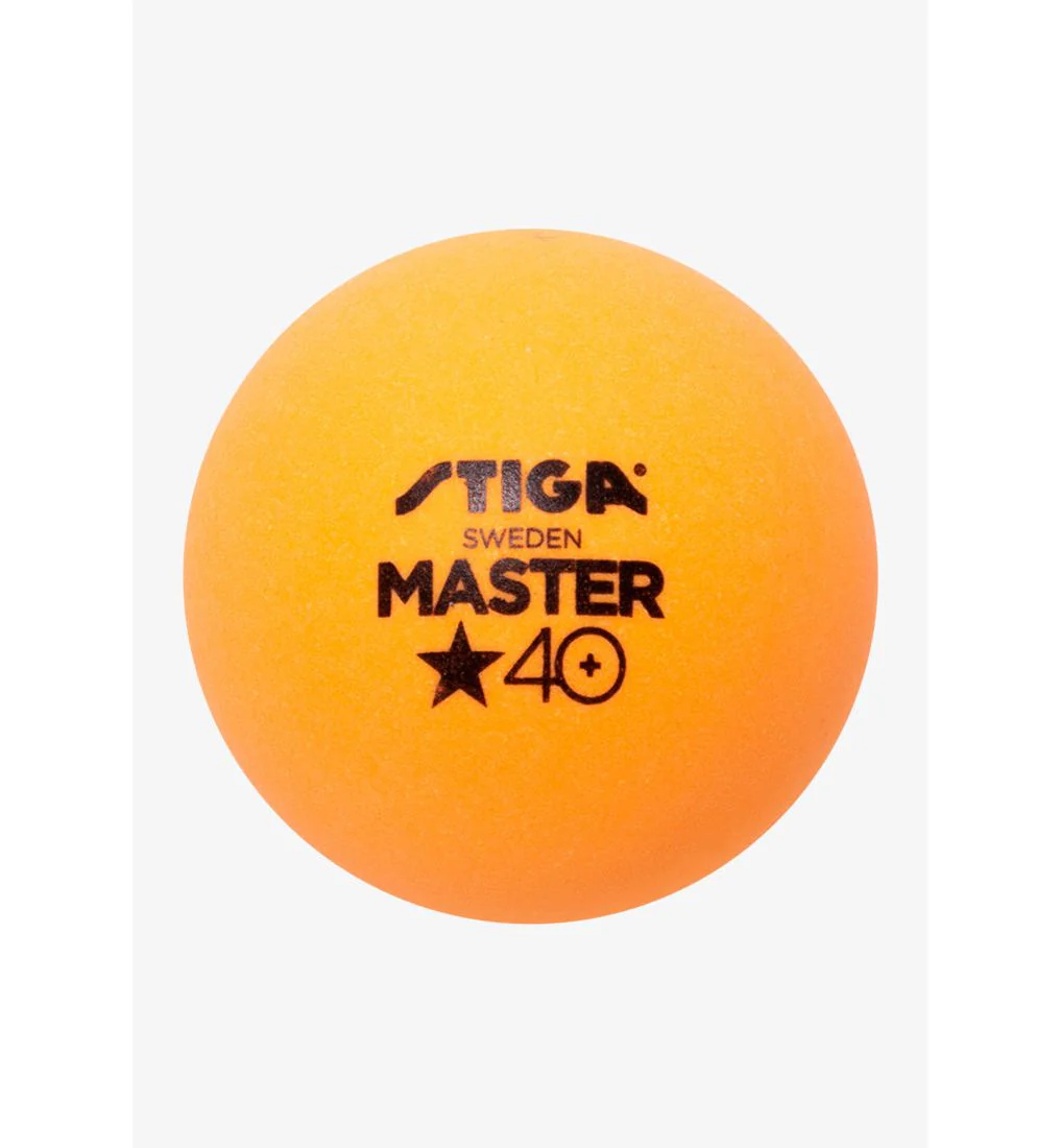 Master 40+ Table Tennis Balls (6 Balls Pack) - Multi Color - ONE SIZE