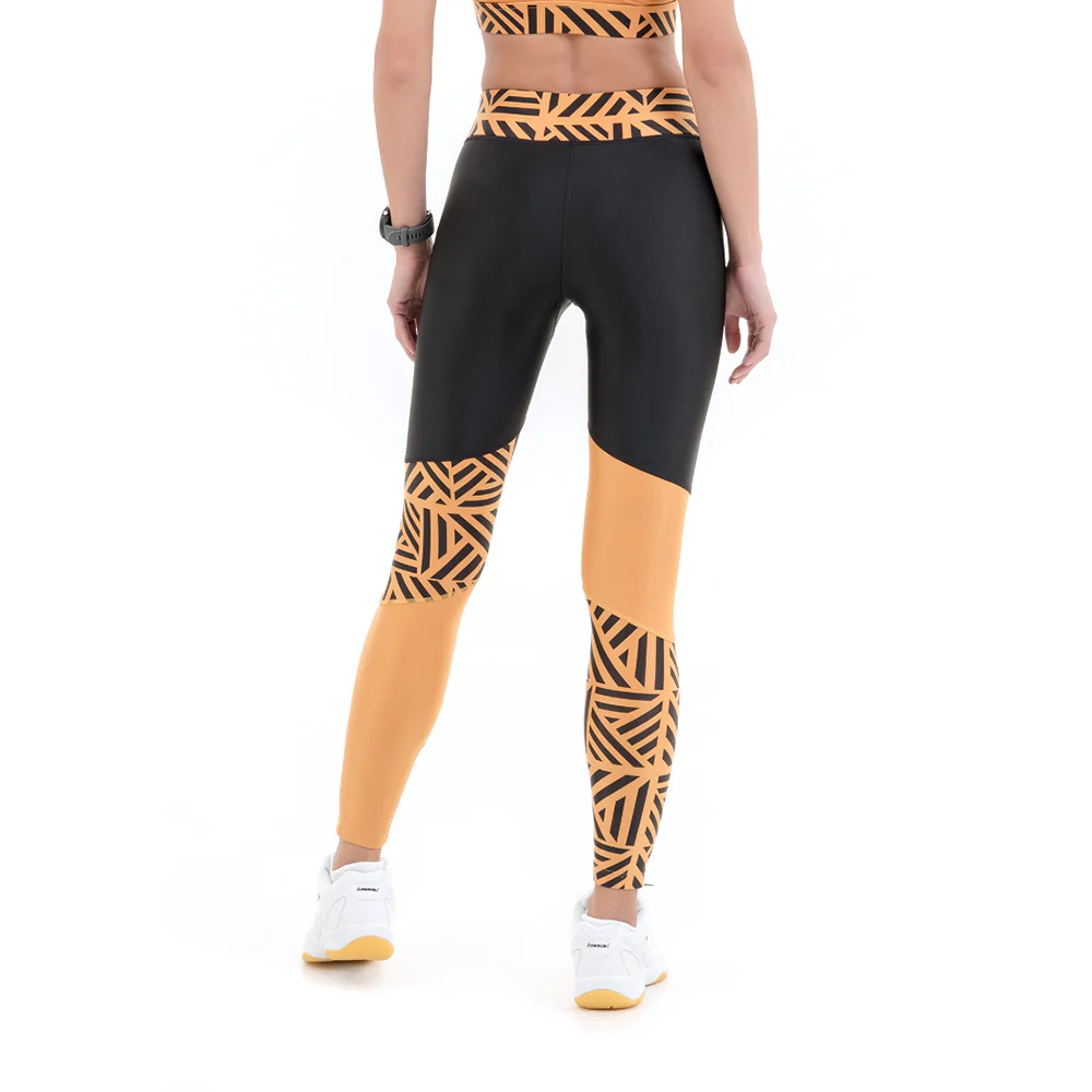 V-WORKOUT VWO001 Women's Training Pants - Orange - L (US SIZE)