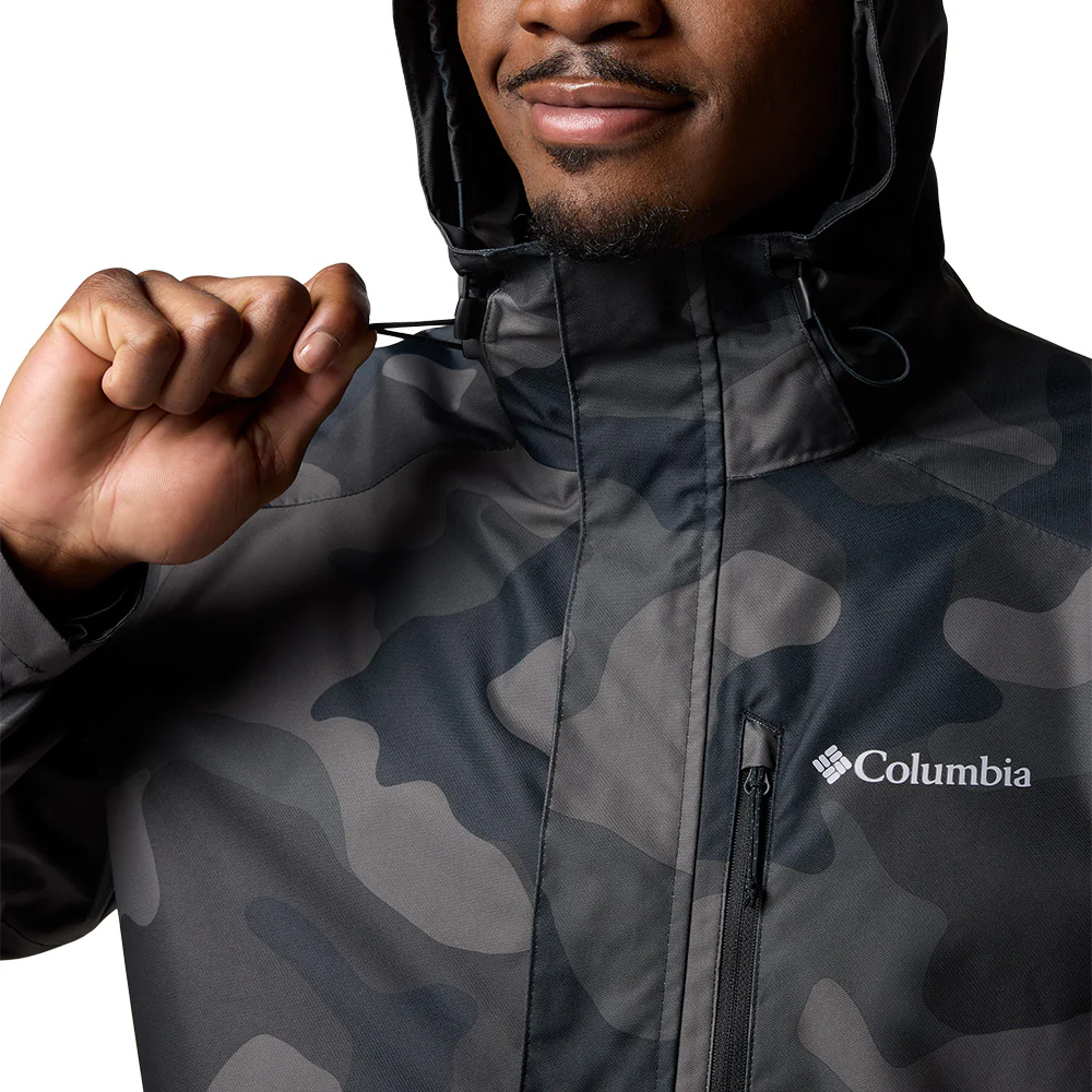 COLUMBIA Hikebound™ II Printed Men's Jacket - Black - 2XL (US SIZE)