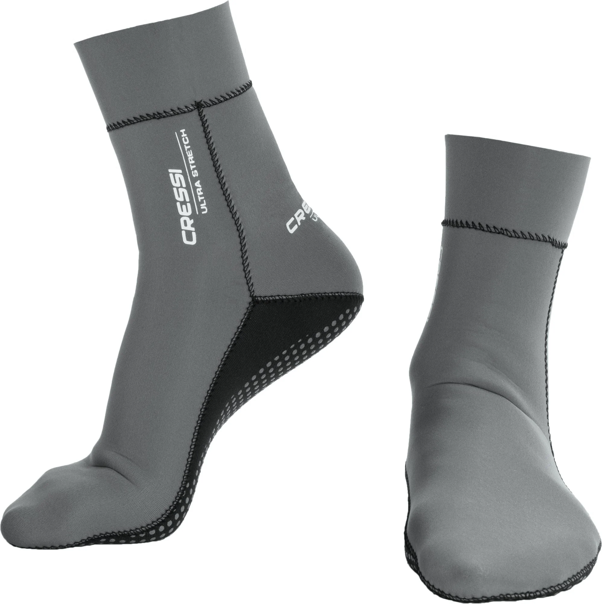 CRESSI Ultra Stretch Neoprene Socks 1.5mm - Grey - L