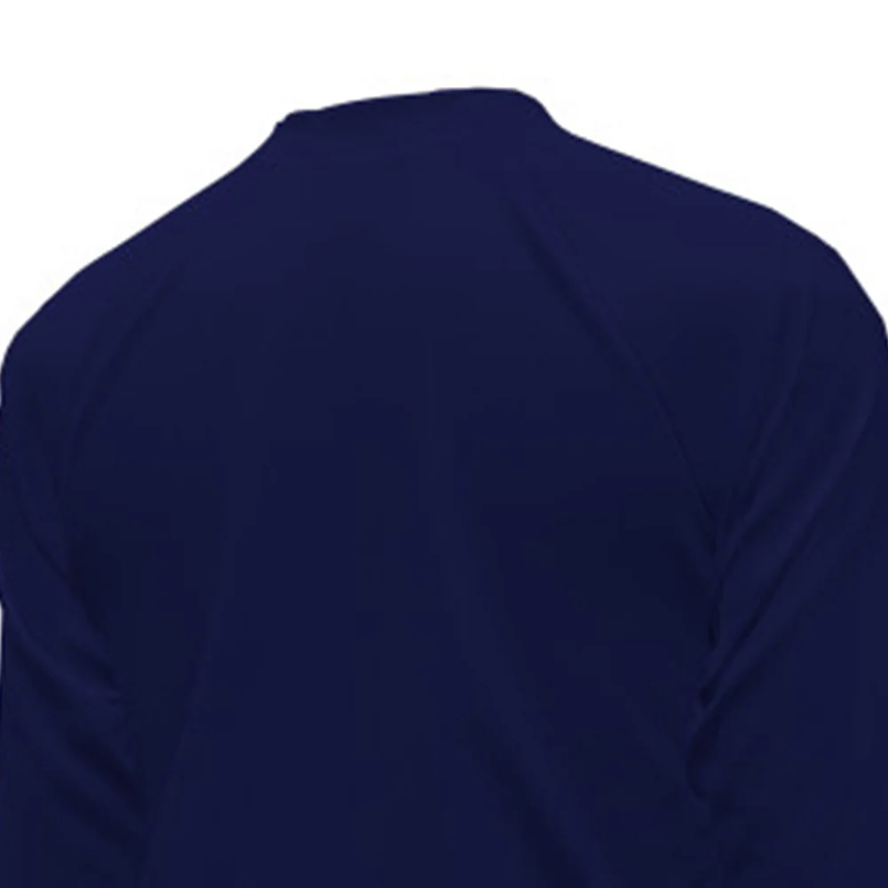 NIKE Dri-FIT Short Sleeve Hydroguard Boys Swimsuit - Blue - L (US SIZE)