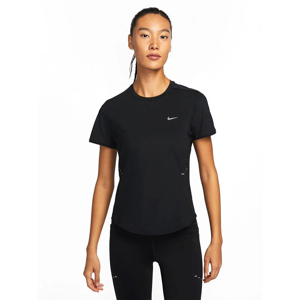 NIKE Swift Women's Running T-Shirt - Black - L (ASIAN SIZE)