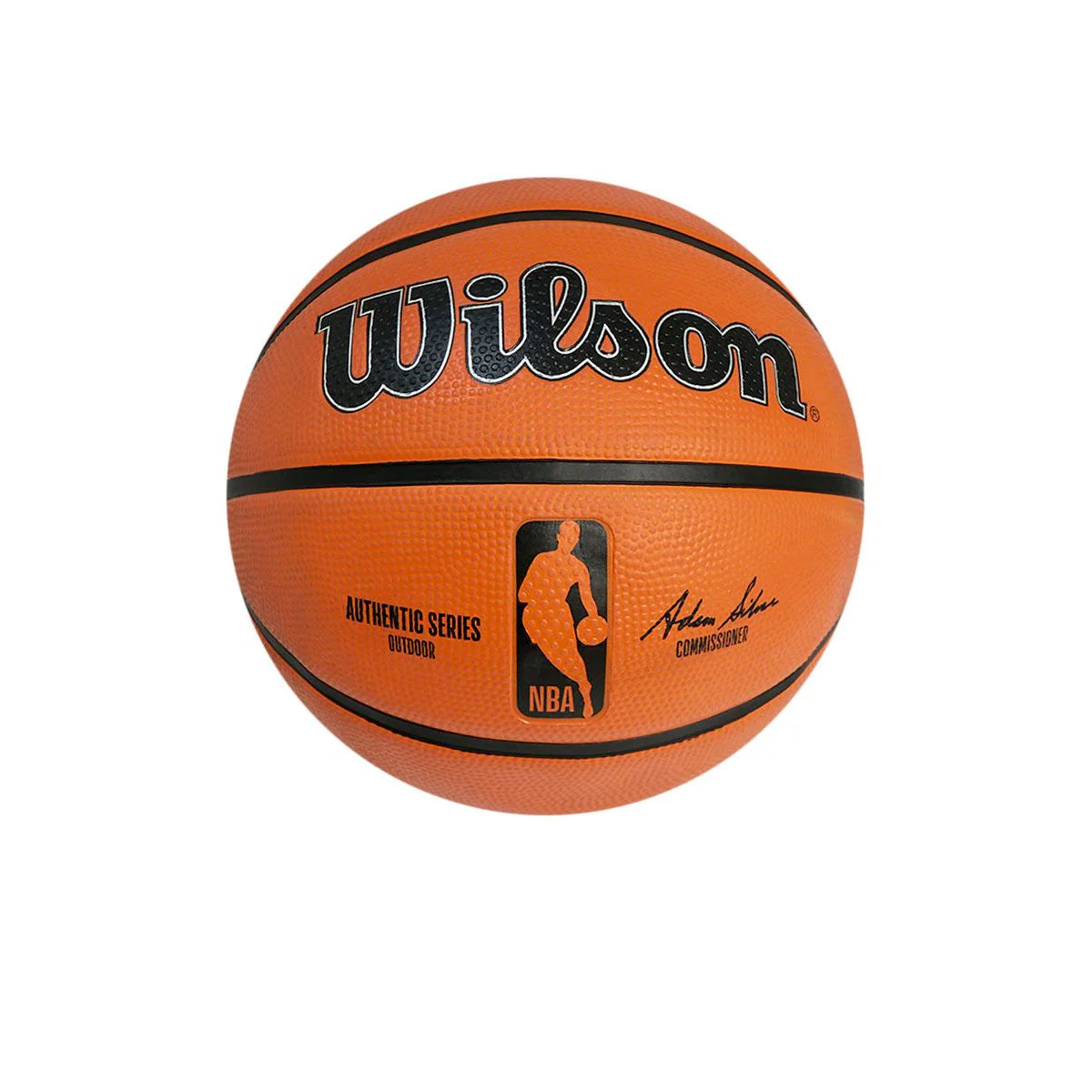 WILSON NBA Authentic Series Basketball Ball - Orange - ONE SIZE