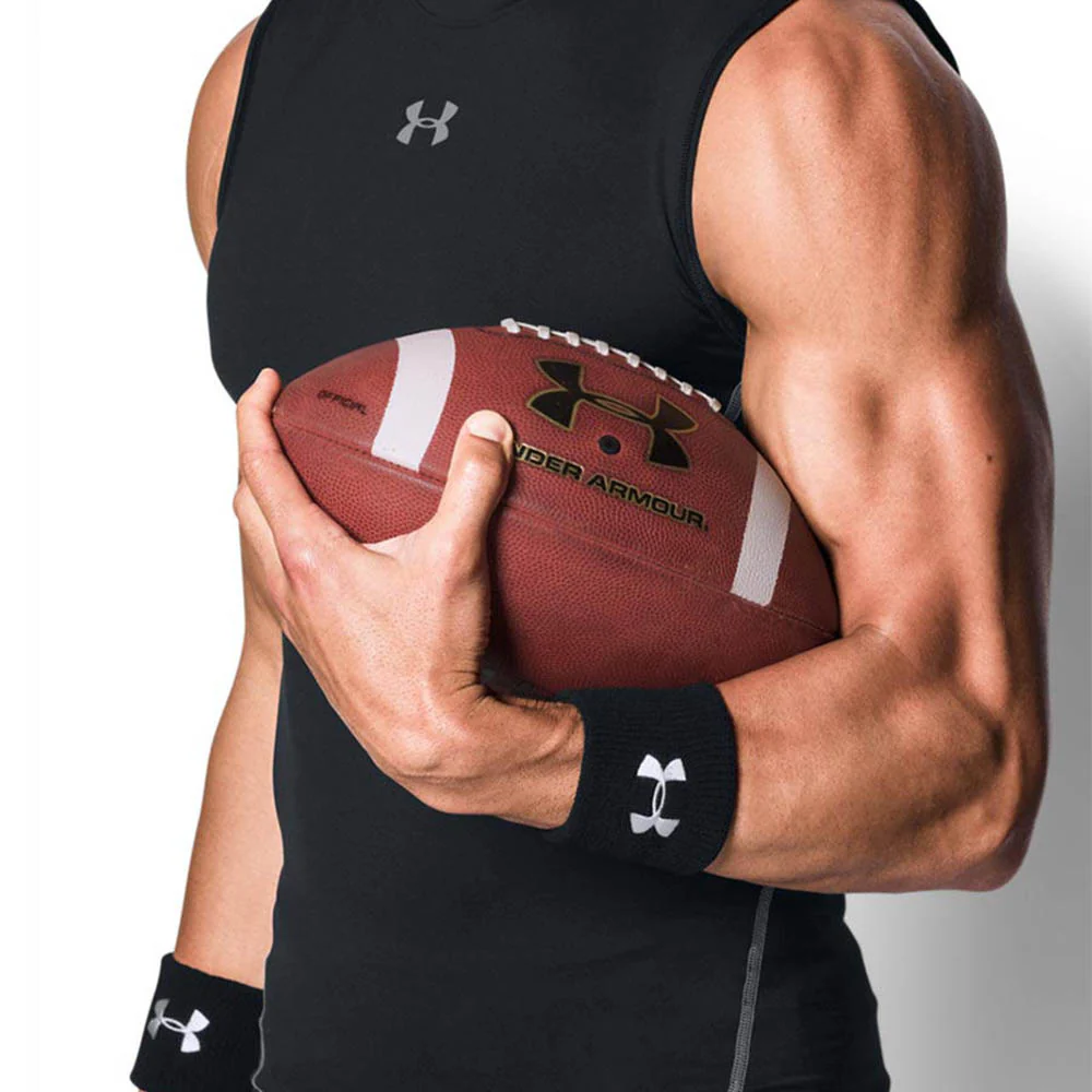 UNDER ARMOUR Performance Men's Wristbands - Black - ONE SIZE