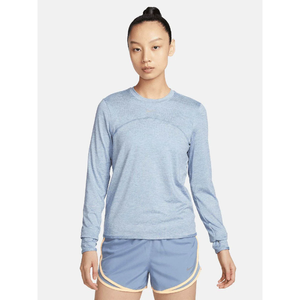 NIKE Dri-FIT Swift UV Women's Running T-Shirt - Blue - L (ASIAN SIZE)